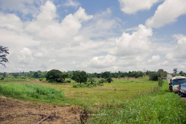 File: The site for the Film village at Kunsu was a gift from husband of actress Mercy Asiedu