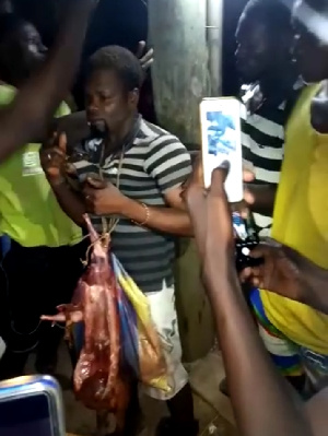 Damongo Suspected Goat Thief Arrested C