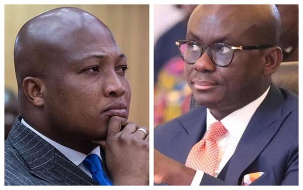 MP for North Tongu, Samuel Okudzeto Ablakwa and Attorney General, Godfred Yeboah Dame