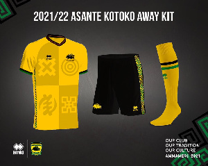 The yellow kit is the club's away jersey for the upcoming season