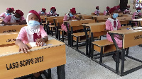 Pupils for one Lagos primary school