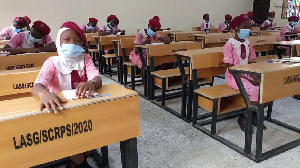 Pupils for one Lagos primary school