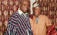 Buipewura Abdulai Jinapor II with Vice President Amissah-Arthur