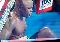 Bukom Banku suffered his first defeat after he was knocked out by Samir last Saturday