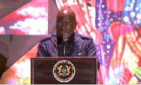 President Akufo-Addo was booed while delivering his welcome address