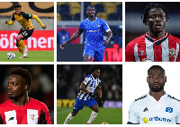 Collage of some foreign-based players who have pledged to play for Ghana