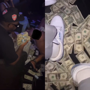 Medikal visits strip club