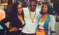 Dancehall artiste, Shatta Wale middle