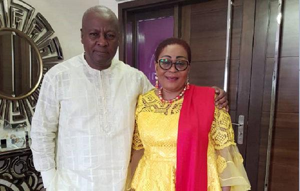 Former President John and Lordina Mahama