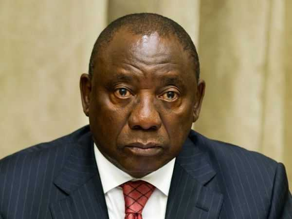 South African President, Cyril Ramaphosa