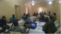 Mr. Tanko delivering his lecture to a cross section of the participants