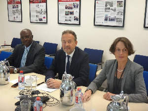 (l-r) Country Director, World Bank, Henry Kerali, German Ambassador to Ghana, H.E Christoph Retzlaff