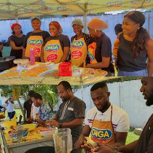 ADPU men and women during their fierce cooking competition