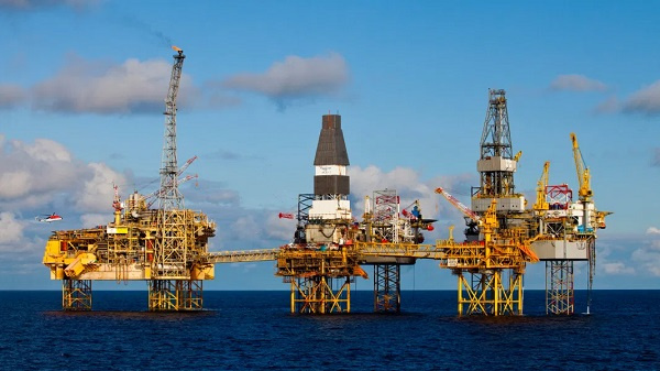 File photo of an oil rig