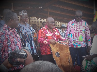 Akufo-Addo has been installed as a traditional landowner at Bolgatanga