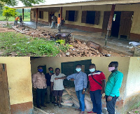 The group is rehabilitating the school at the cost of GHc27,000.00