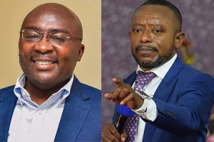 Vice President Dr Mahamudu Bawumia and Reverend Isaac Owusu-Bempah