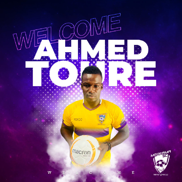 Medeama striker, Ahmed Toure