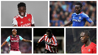 A photo of some of the most expensive Ghanaian footballers