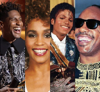 Jon Batiste,Whitney Houston, Michael Jackson and Stevie Wonder have won big at the Grammys