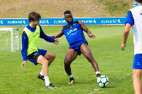 The midfielder joined the club for training after Ghana's clash with Sierra Leone was cancelled