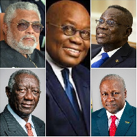 A photo of Ghana's 4th Republican presidents