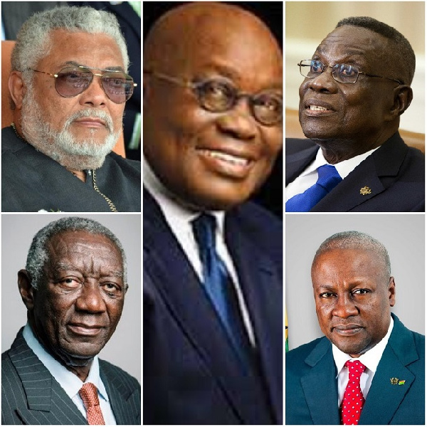 A photo of Ghana's 4th Republican presidents