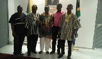 Ghana's High Commission with National Hockey Team