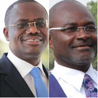 Joseph Siaw Agyepong (L) and Kennedy Agyapong (R)