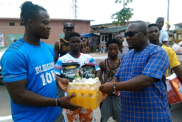 GWF has distributed assorted food items to its weightlifters