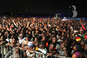 Fans at Stonebwoy's Peace Concert