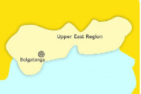 Upper East Region is second smallest of 10 administrative regions in Ghana