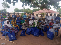 Some of the beneficiaries in a group photo