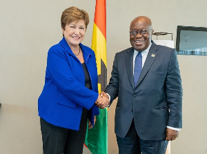 IMF boss, Kristalina Georgieva with President Akufo-Addo at the Munich Security Conference