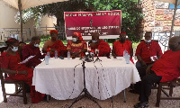 Abola Piam family addressing the issue at a press conference