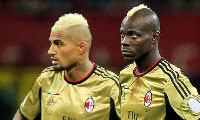 Balotelli kicked off the exchange by jokingly questioning the colours Boateng was wearing