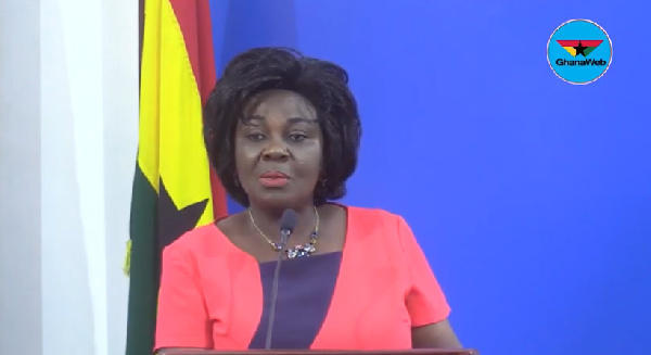 Cecilia Abena Dapaah, Minister for Sanitation and Water Resources