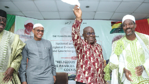 President Akufo-Addo graced the inauguration of the Tijanniya Muslim Council of Ghana