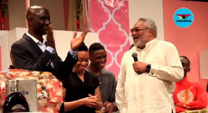 Ebo Whyte and Former President Rawlings