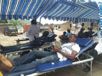 Baamaiya Sah Allah Fun Club donates blood