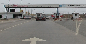 Accra Tema tollbooth