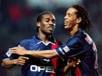Jay Jay Okocha and Ronaldinho were teammates at PSG