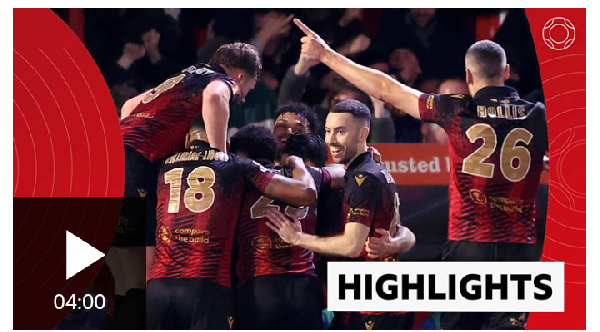 Tamworth stun Huddersfield Town to reach FA Cup second round