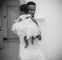 Sarkodie and daughter Titi