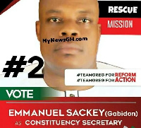 Emmanuel Sackey, aspiring Secretary of NDC