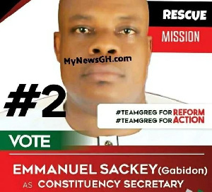 Emmanuel Sackey, aspiring Secretary of NDC