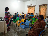 Some participants of the Basic Foundation for Women Empowerment training