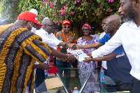 Amb. Michael Oquaye Jnr. filed and submitted his nomination form on Dec. 22, 2023