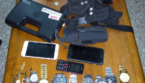 These items were retrieved when the two were arrested