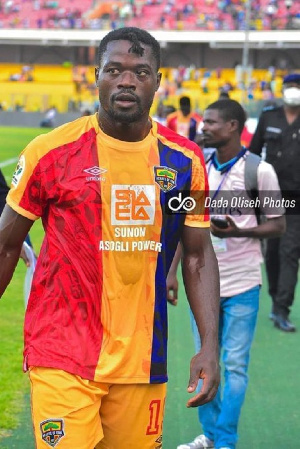 Former Accra Hearts Of Oak Striker, Junior Kaaba